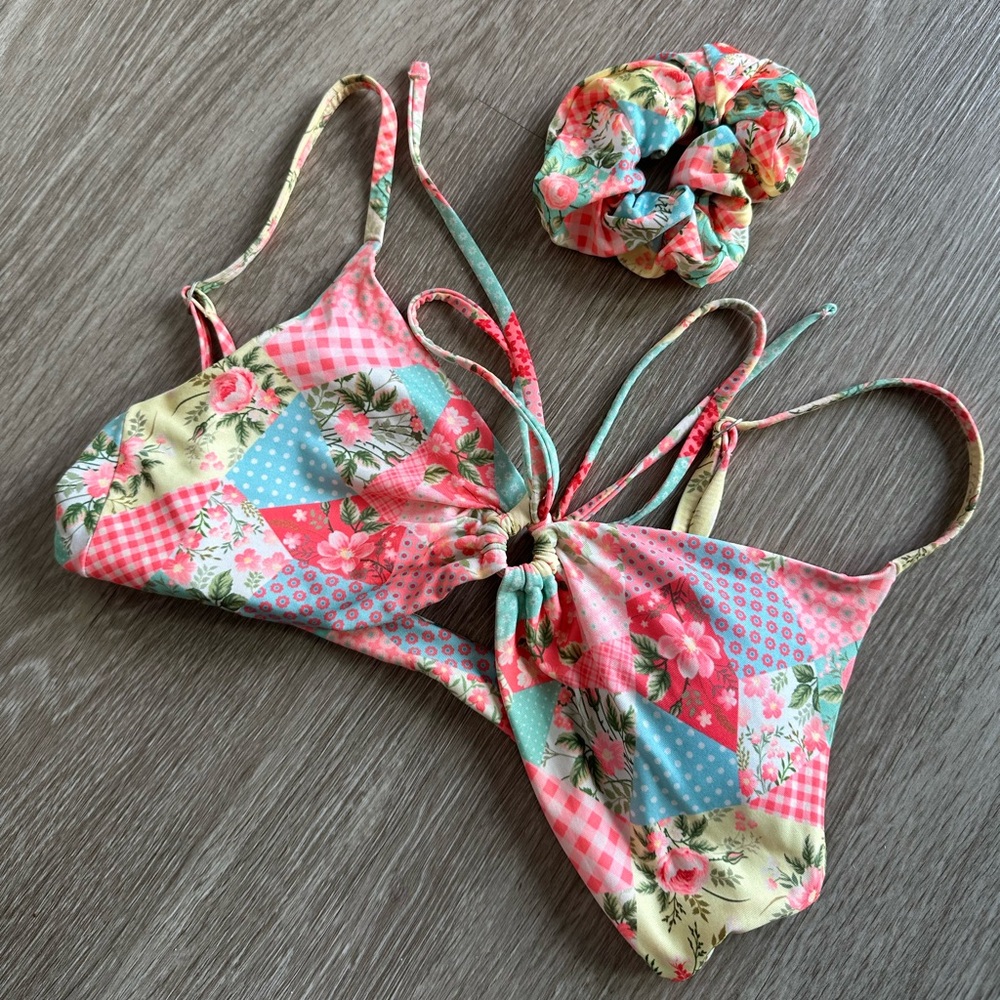Oneone Patchwork Bikini Set - image 7